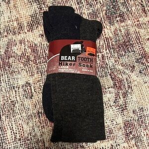 Men's Hiker Socks - Black and Gray